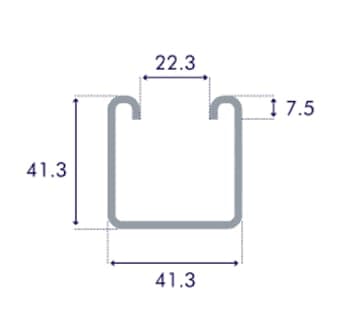 EUTEX_Stainless Steel Strut Dimensions